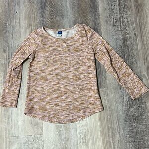 Old Navy Textured Knit Long Sleeve in Brown and Tan
